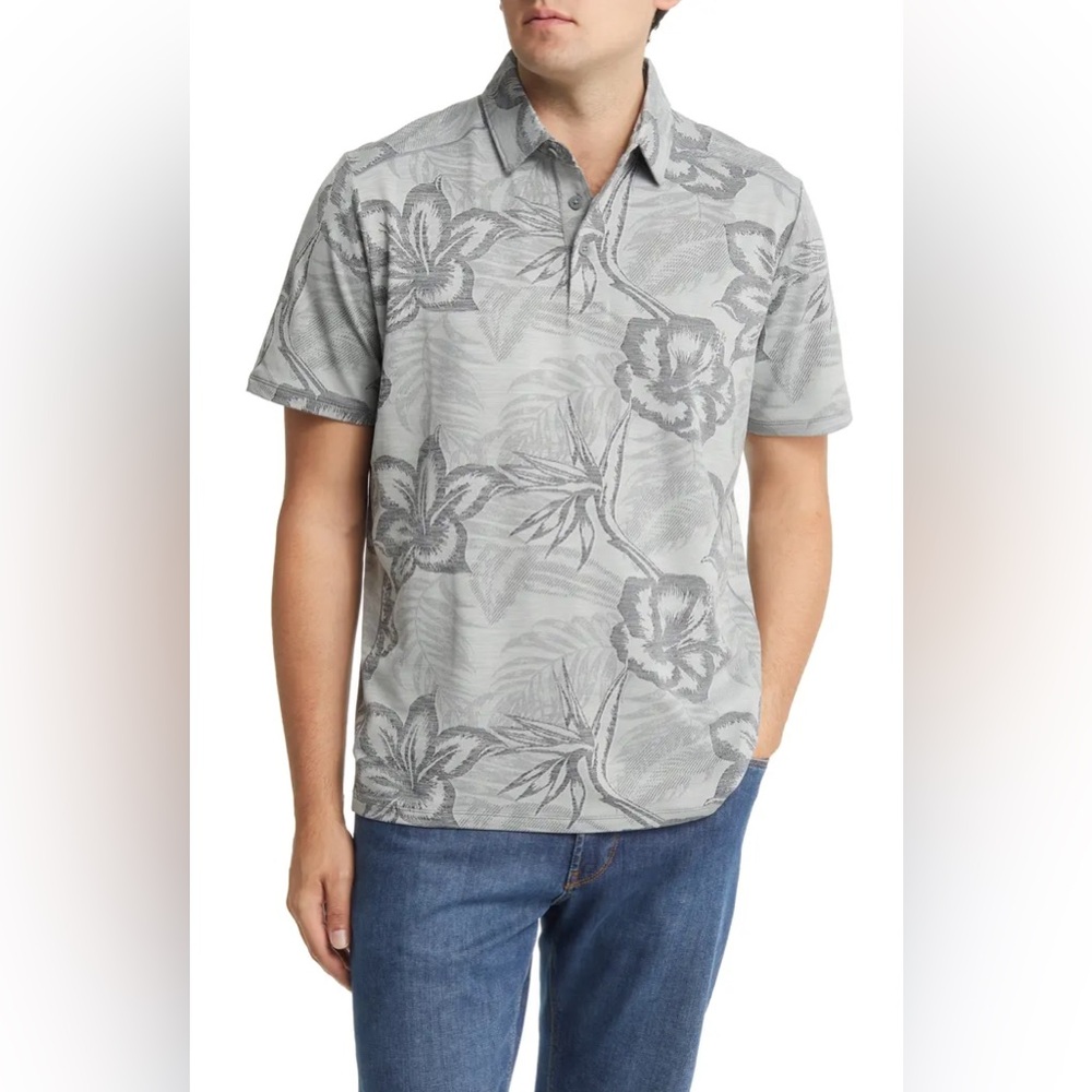Tommy Bahama IslandZone Delray Fresco Short Sleeve Polo Shirt.
